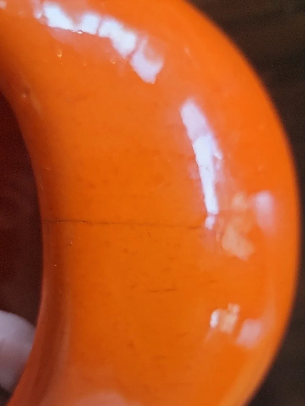 Bright Orange Glass Accent Bowl - Home Accents